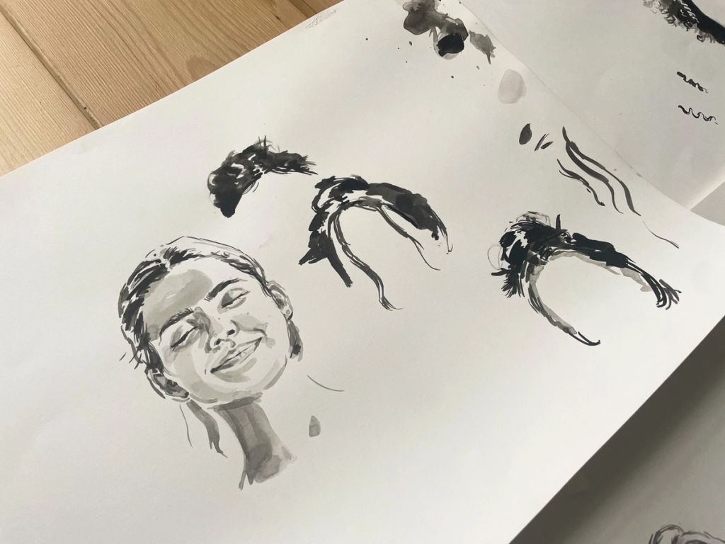 Illustration showcasing this artists portfolio