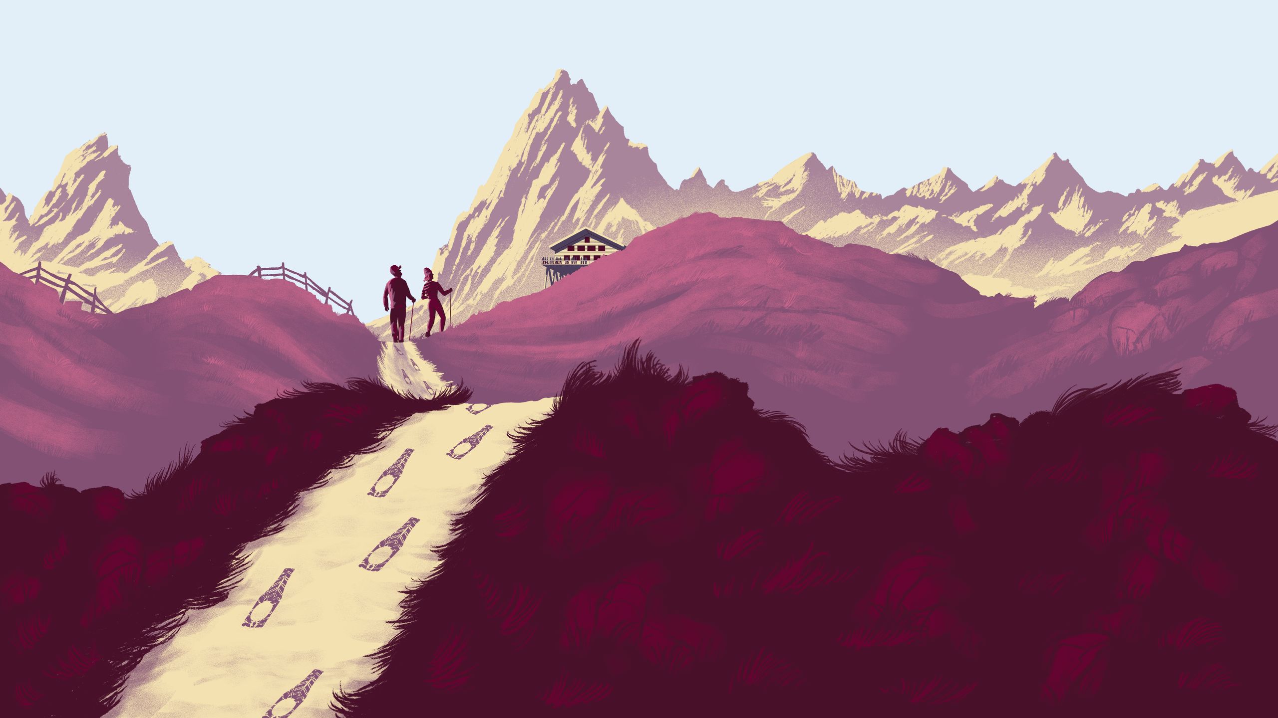 Illustration showcasing this artists portfolio