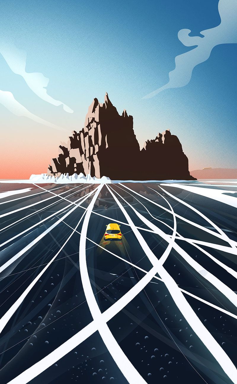 Illustration showcasing this artists portfolio