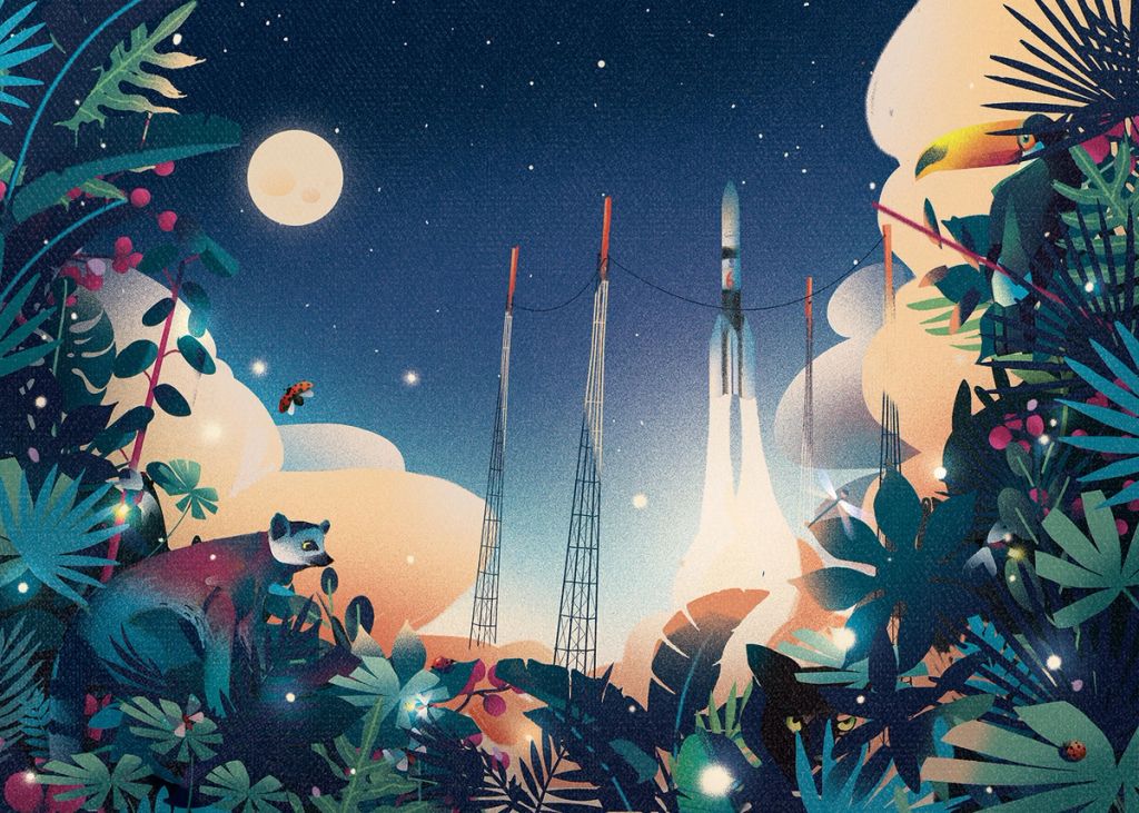 Illustration showcasing this artists portfolio