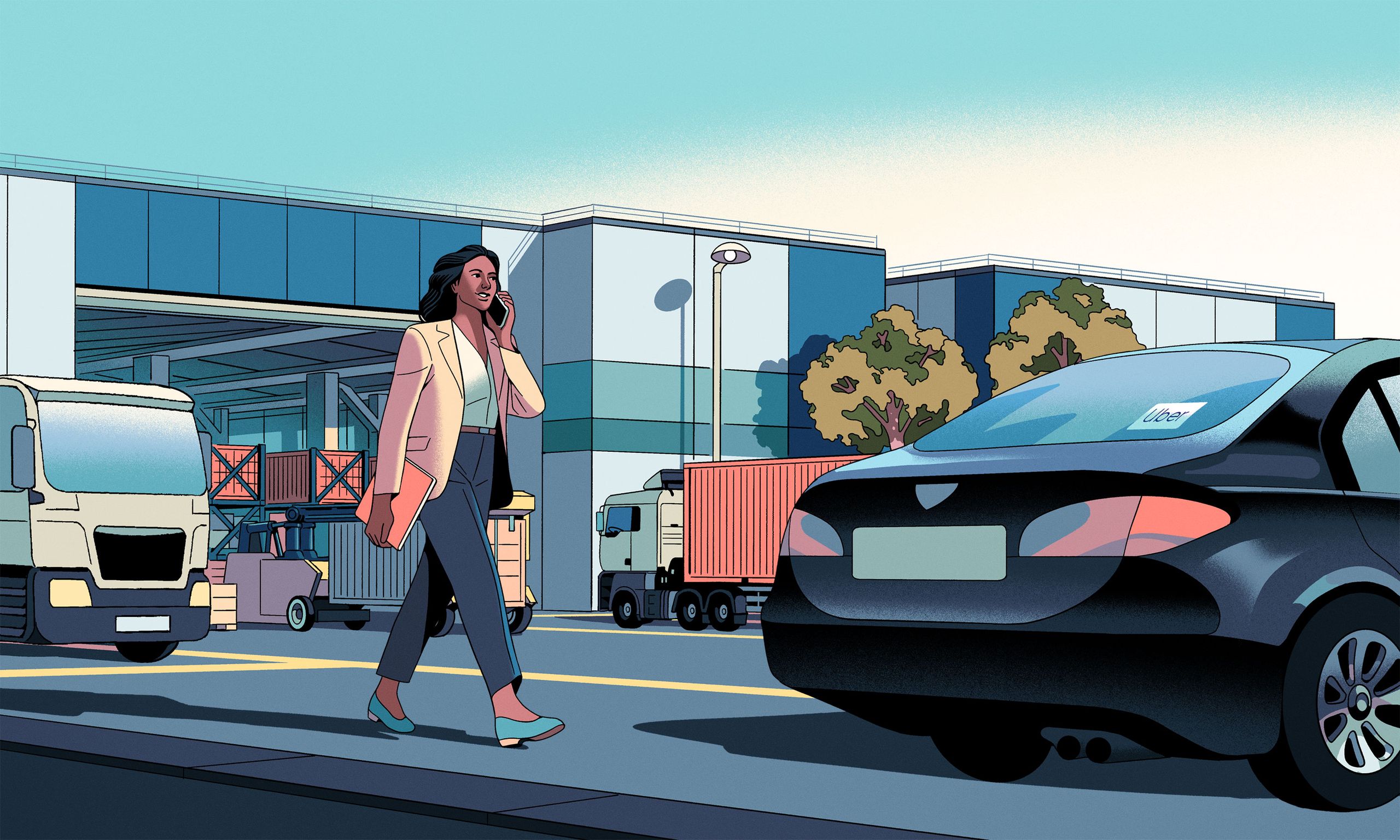 Illustration showcasing this artists portfolio