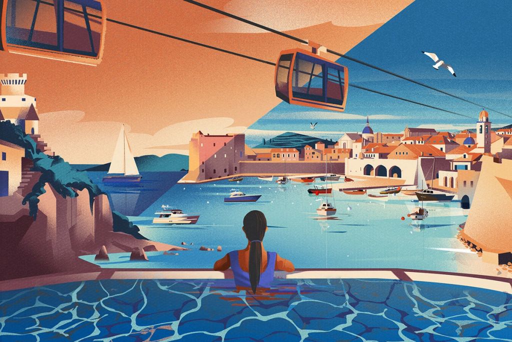 Illustration showcasing this artists portfolio