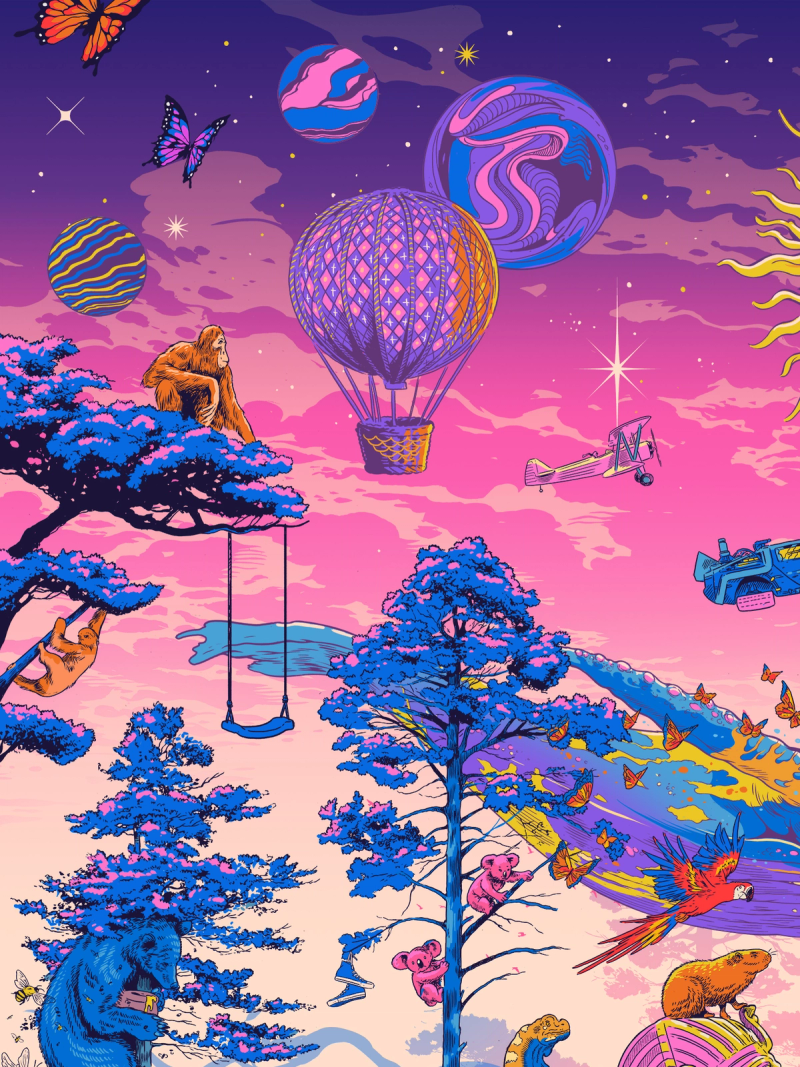 Illustration showcasing this artists portfolio