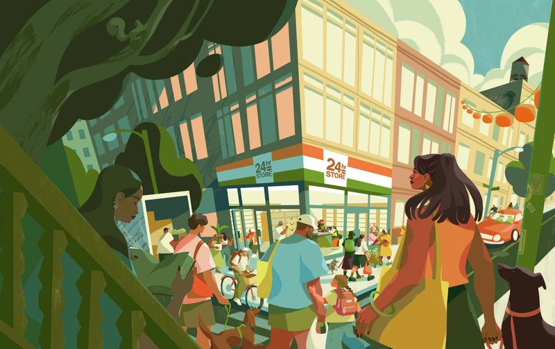 Illustration showcasing this artists portfolio