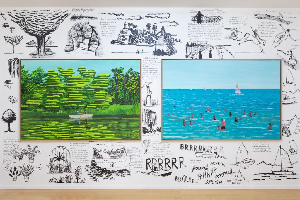 Illustration showcasing this artists portfolio