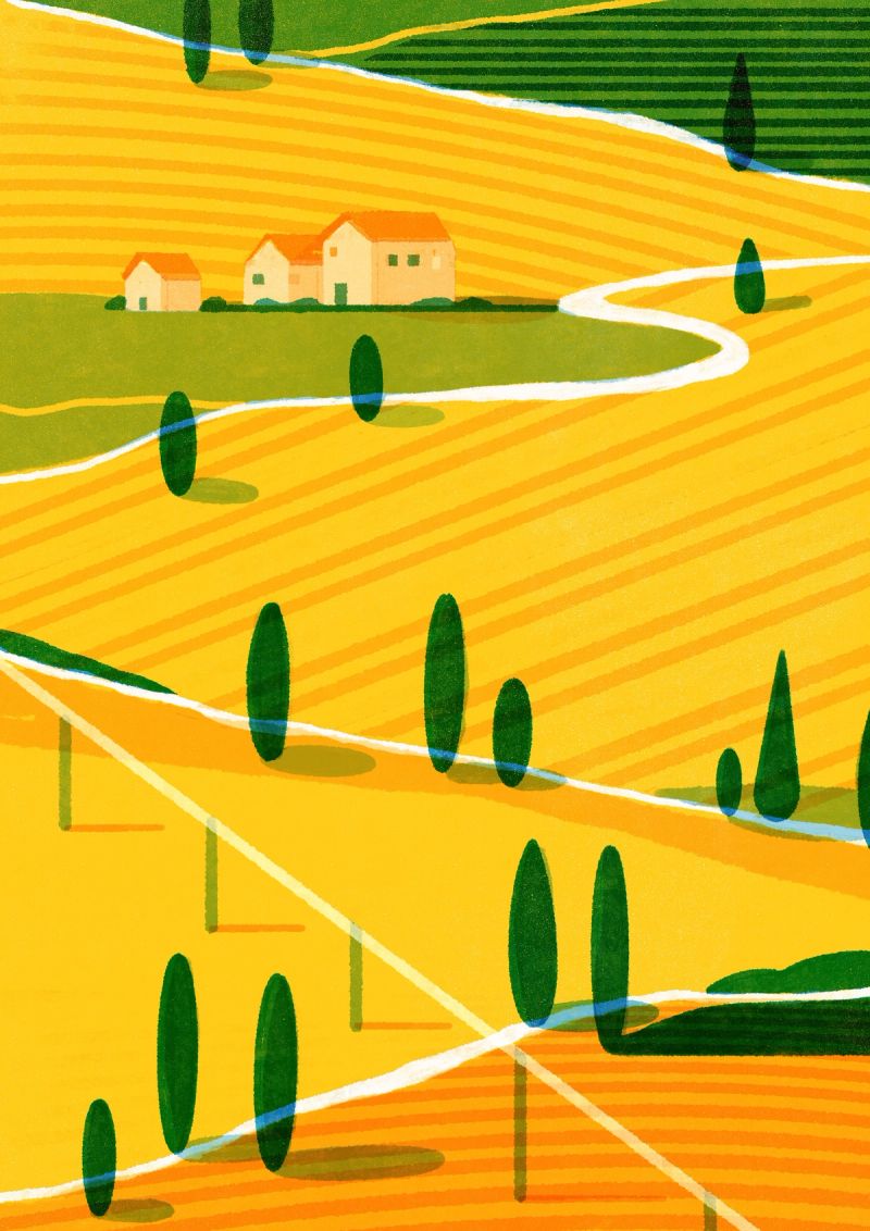 Illustration showcasing this artists portfolio