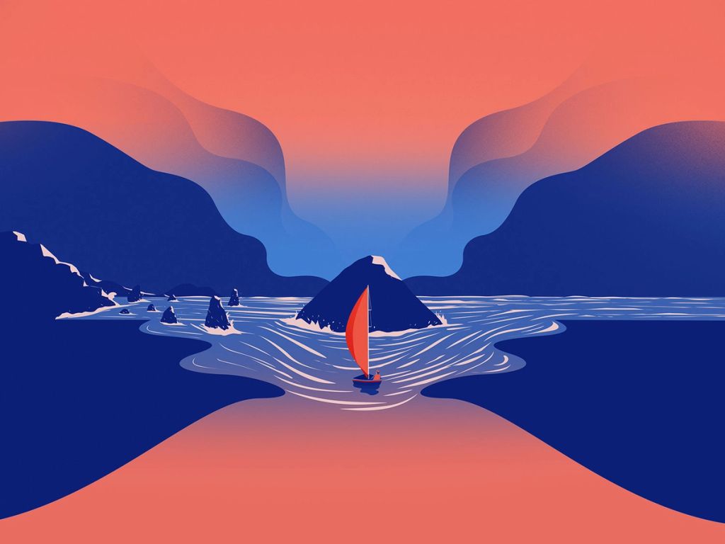 Illustration showcasing this artists portfolio