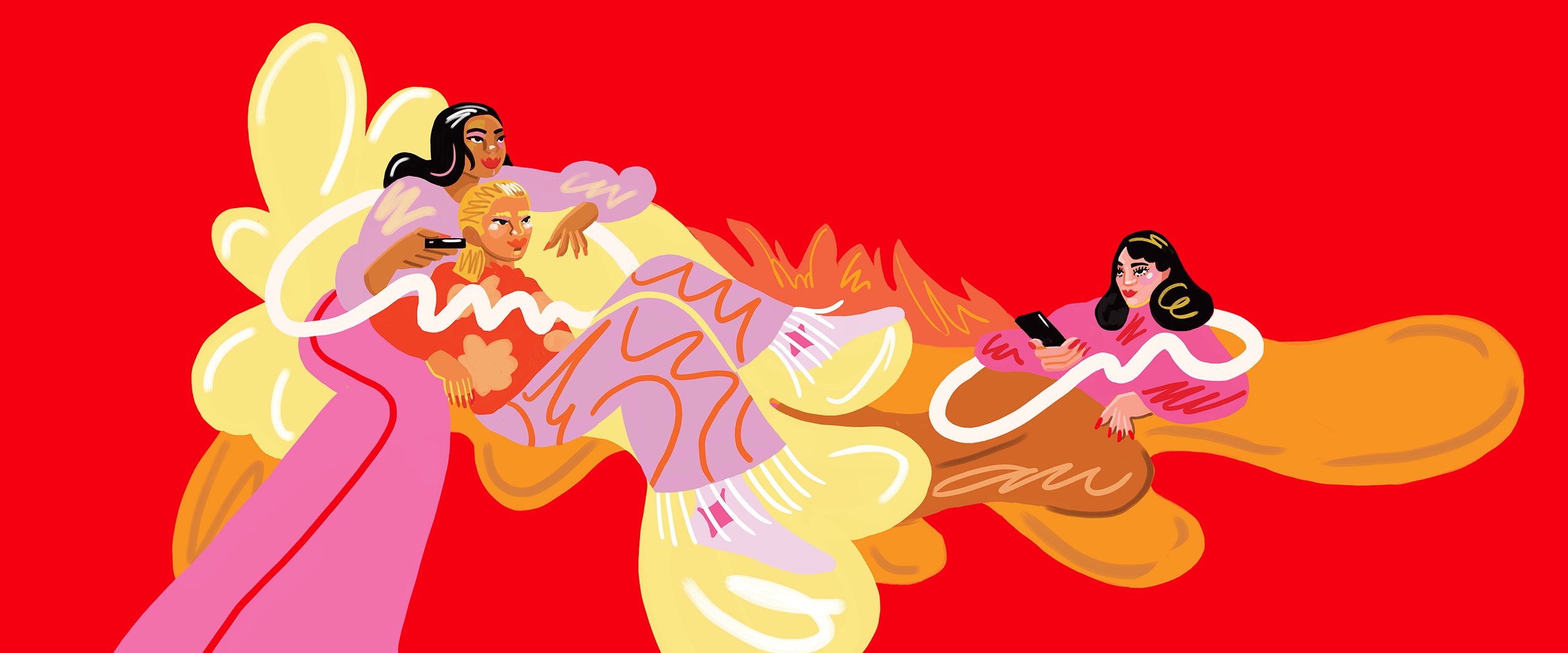 Illustration showcasing this artists portfolio