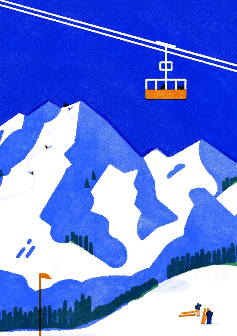 Illustration showcasing this artists portfolio