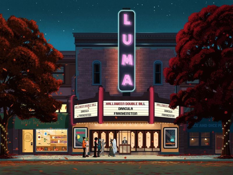 Illustration showcasing this artists portfolio