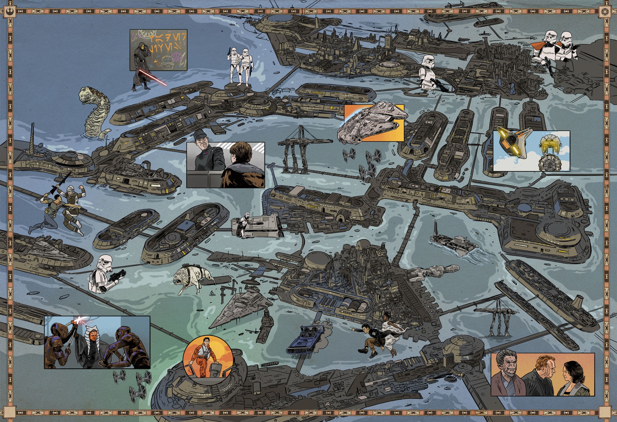 Illustration showcasing this artists portfolio