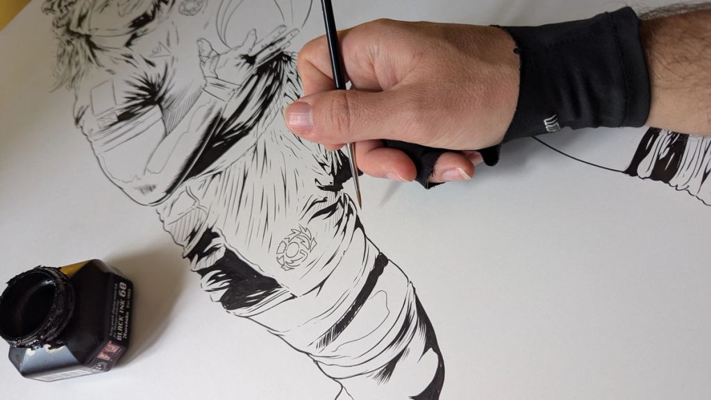 Illustration showcasing this artists portfolio
