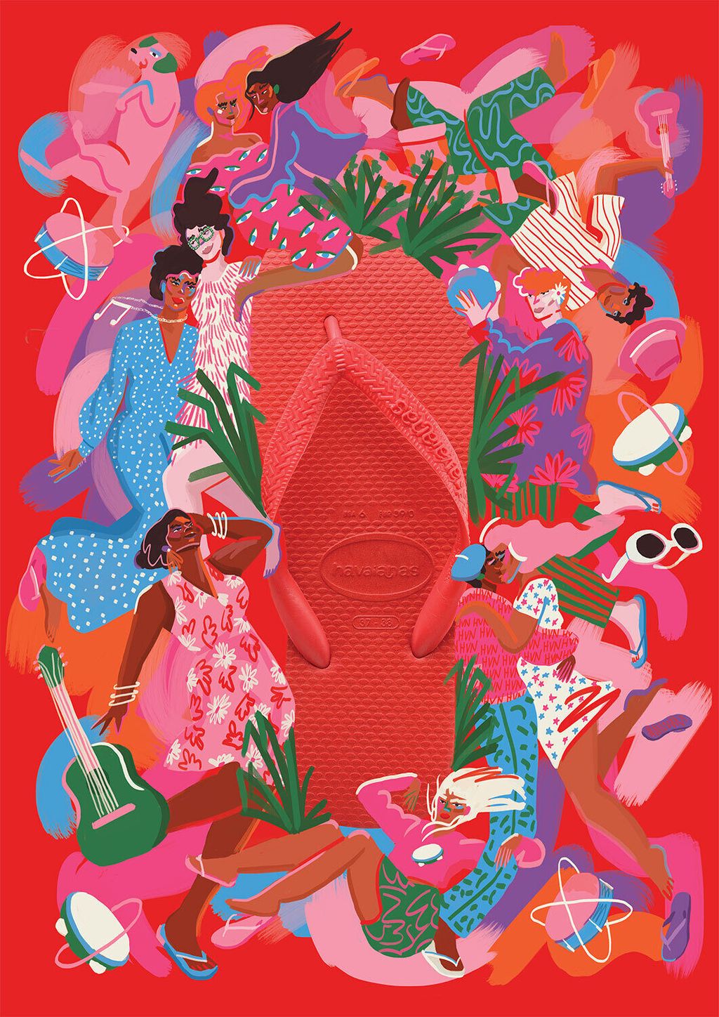 Illustration showcasing this artists portfolio