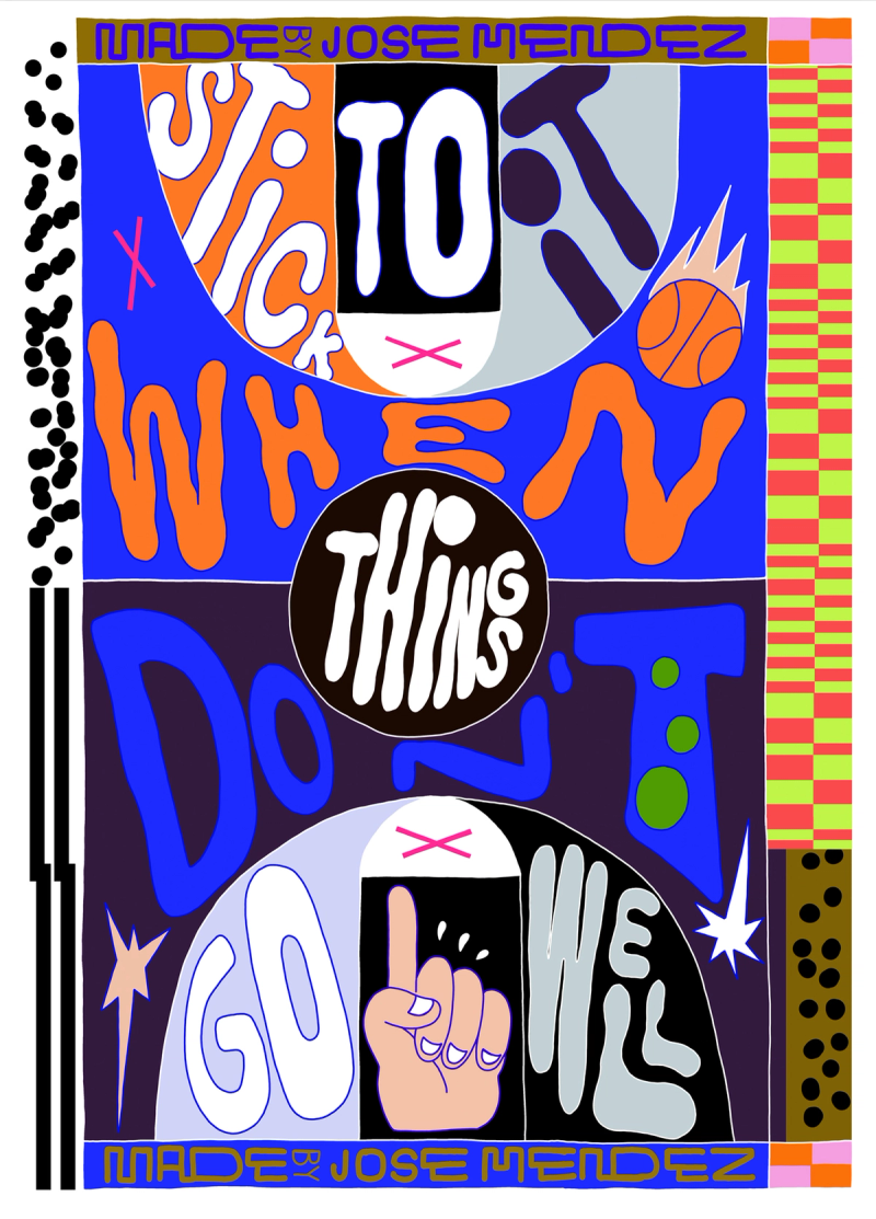 Illustration showcasing this artists portfolio