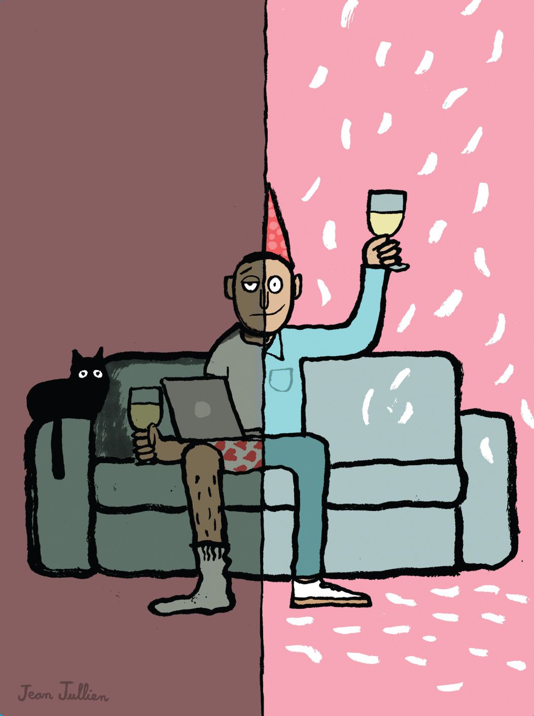 FRESH SERVICE × Jean Jullien SAMUECOAT FRESH SERVICE × Jean Jullien SAMUECOAT - メルカリ