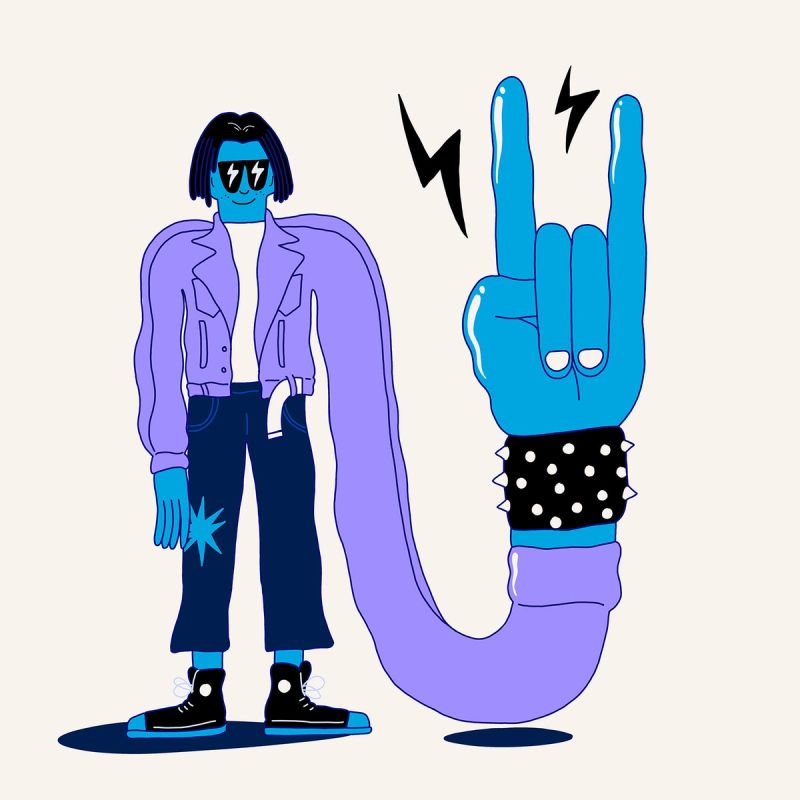 Illustration showcasing this artists portfolio