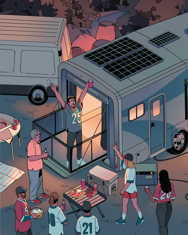 Illustration showcasing this artists portfolio
