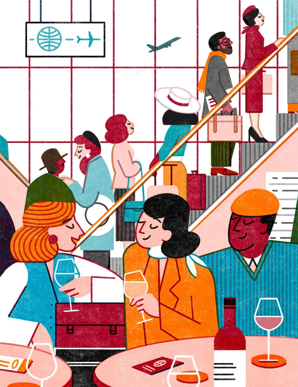 Illustration showcasing this artists portfolio