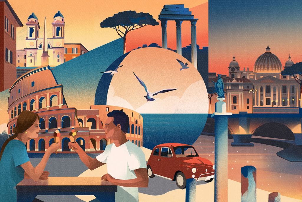 Illustration showcasing this artists portfolio