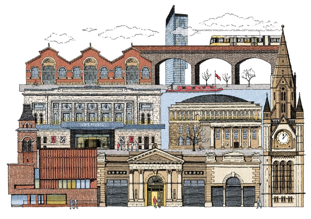 Illustration showcasing this artists portfolio