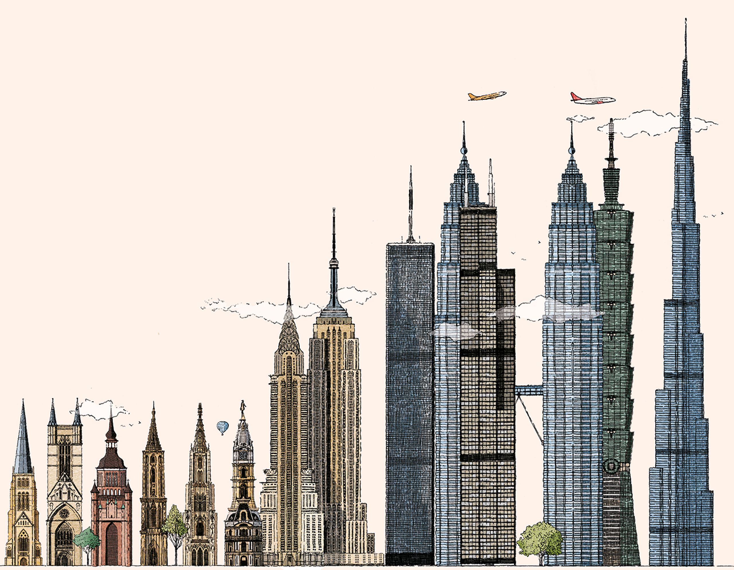Illustration showcasing this artists portfolio
