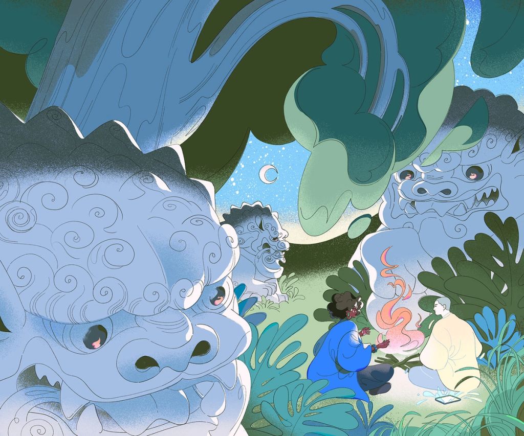 Illustration showcasing this artists portfolio