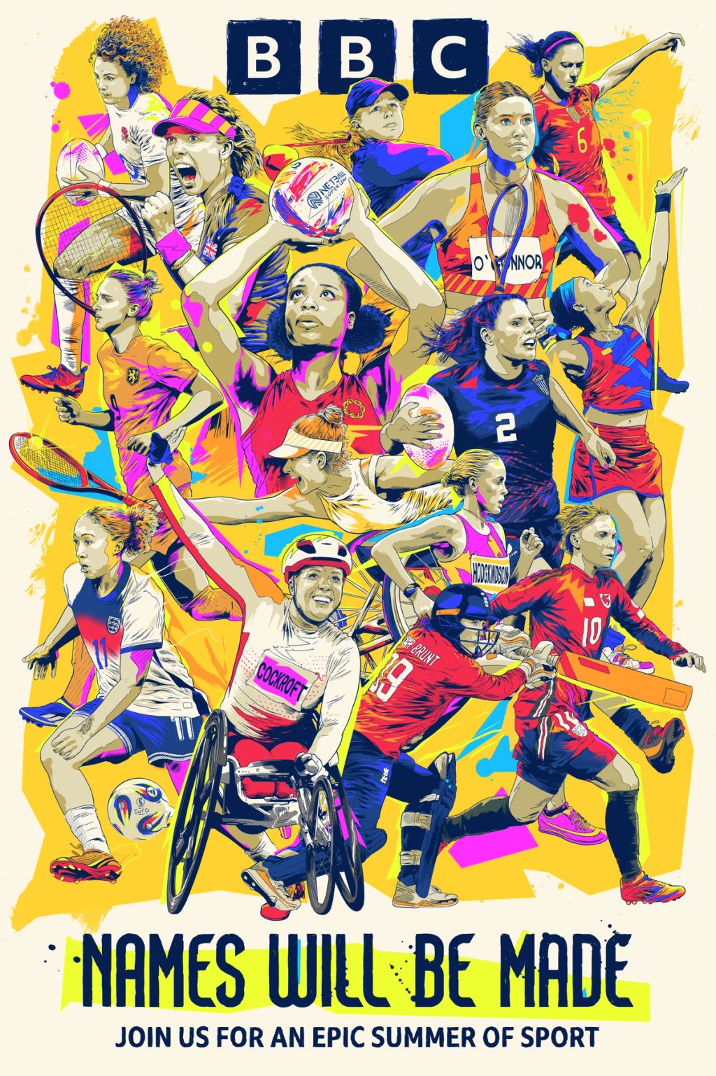 Illustration showcasing this artists portfolio