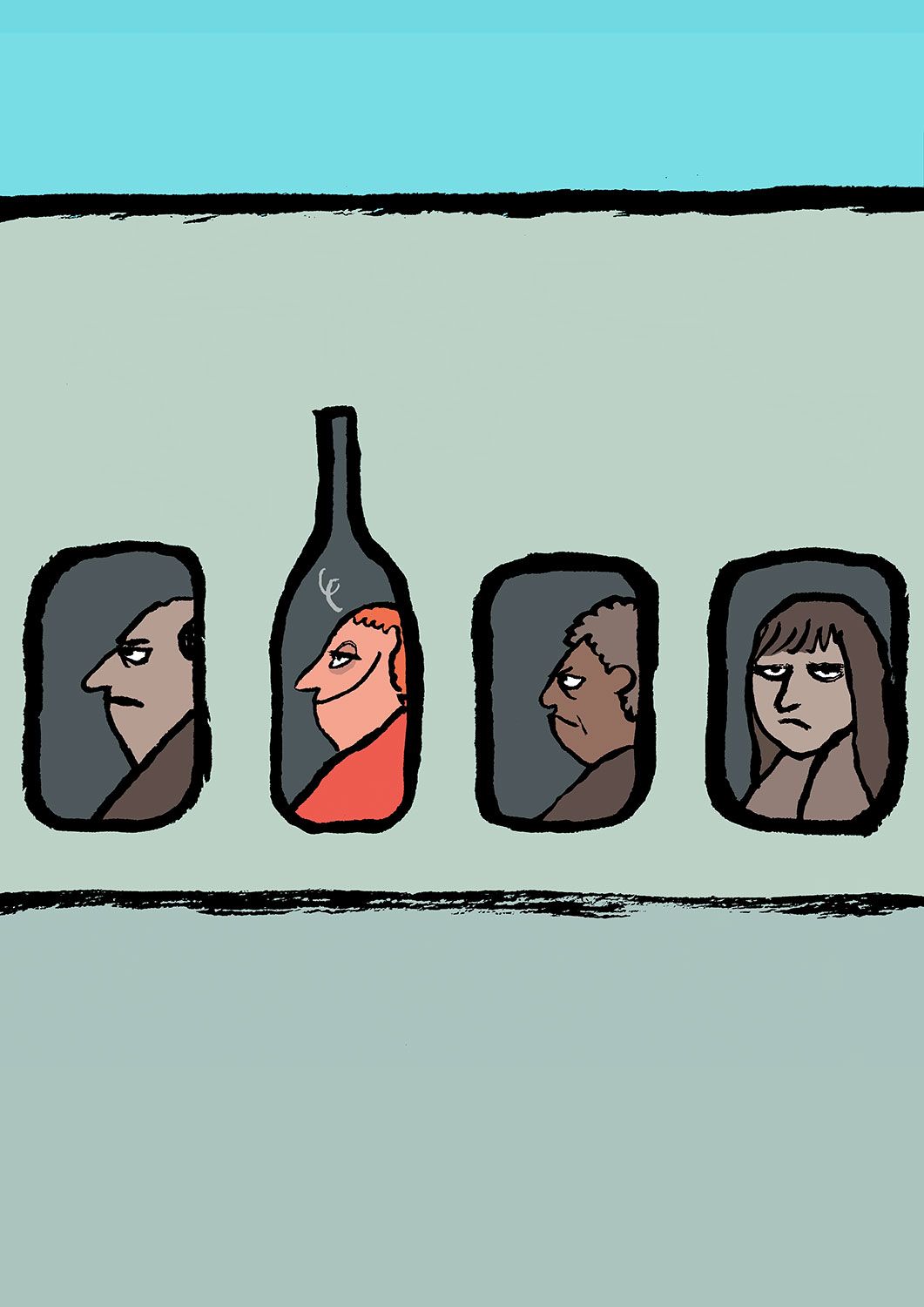 Jean Jullien • Handsome Frank • Home to the world's greatest