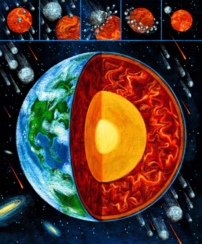 Illustration showcasing this artists portfolio