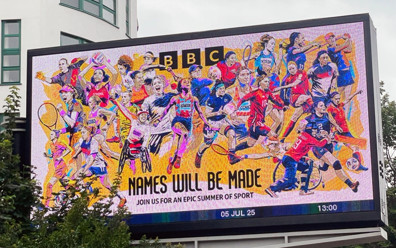 Illustration showcasing this artists portfolio