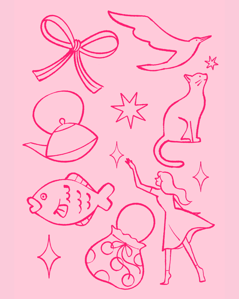 Illustration showcasing this artists portfolio