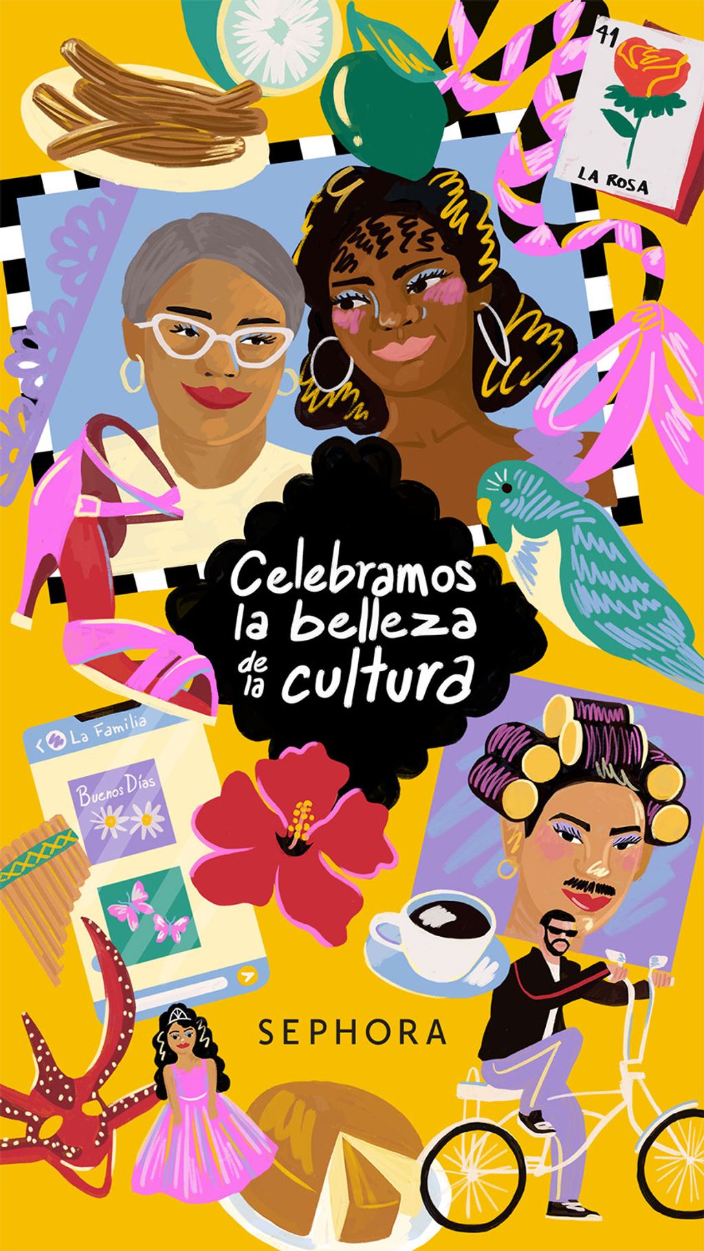 Illustration showcasing this artists portfolio