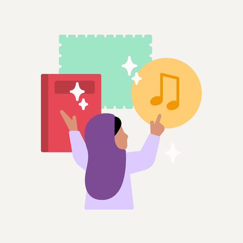 Illustration showcasing this artists portfolio