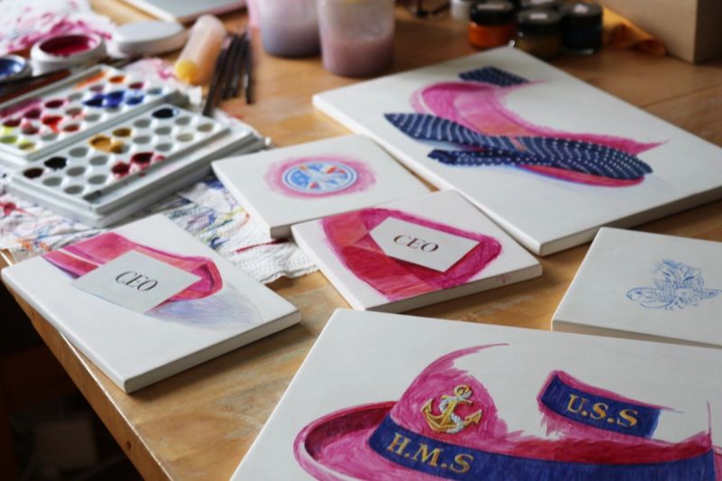 Illustration showcasing this artists portfolio