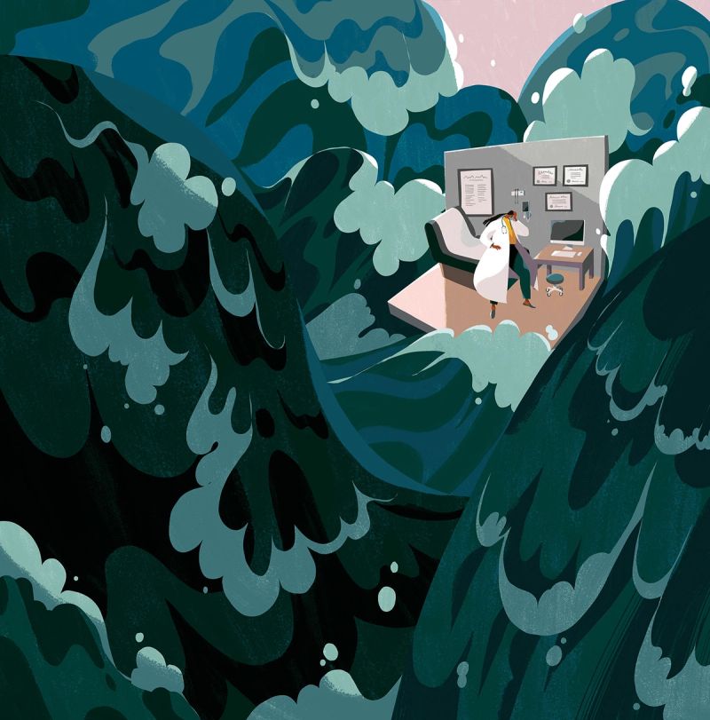 Illustration showcasing this artists portfolio