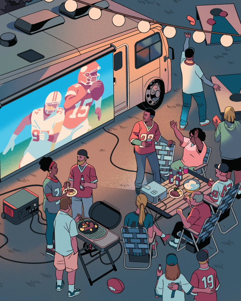 Illustration showcasing this artists portfolio