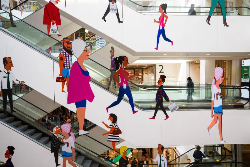 Illustration showcasing this artists portfolio