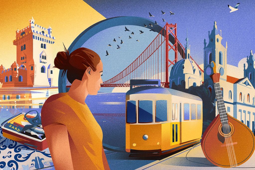 Illustration showcasing this artists portfolio