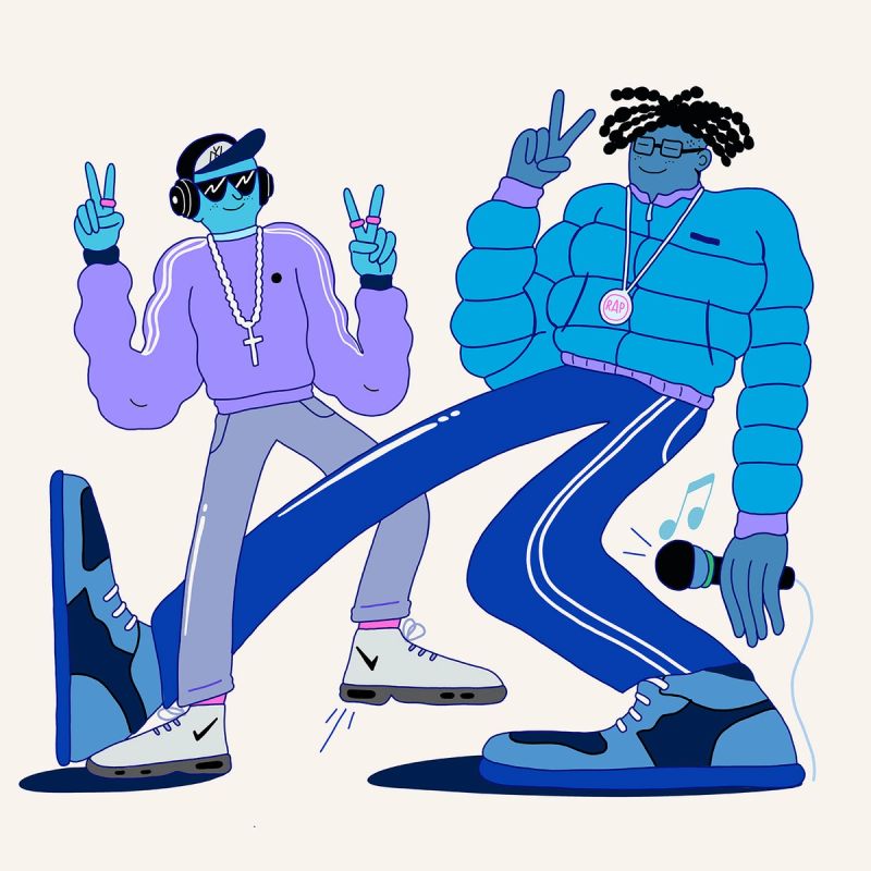 Illustration showcasing this artists portfolio