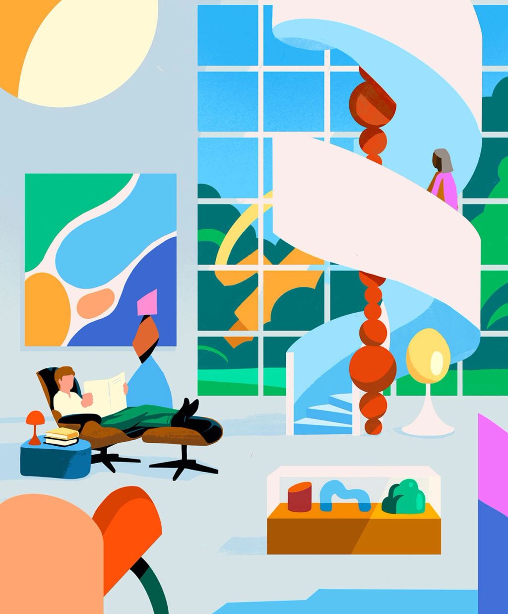 Illustration showcasing this artists portfolio