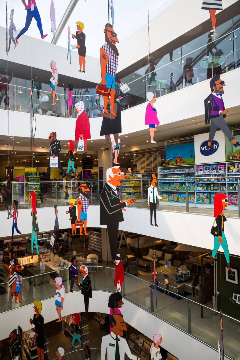 Illustration showcasing this artists portfolio