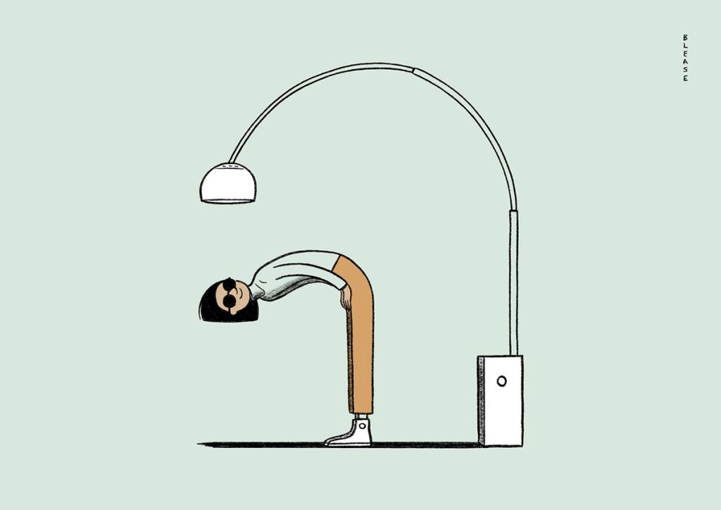 Illustration showcasing this artists portfolio