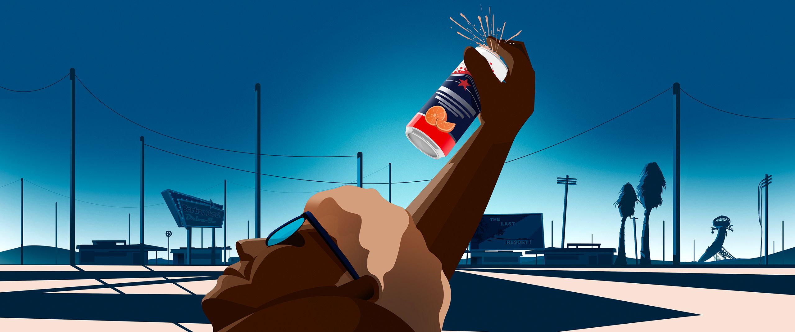 Illustration showcasing this artists portfolio