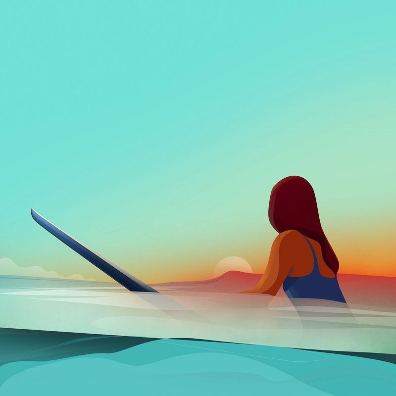 Illustration showcasing this artists portfolio