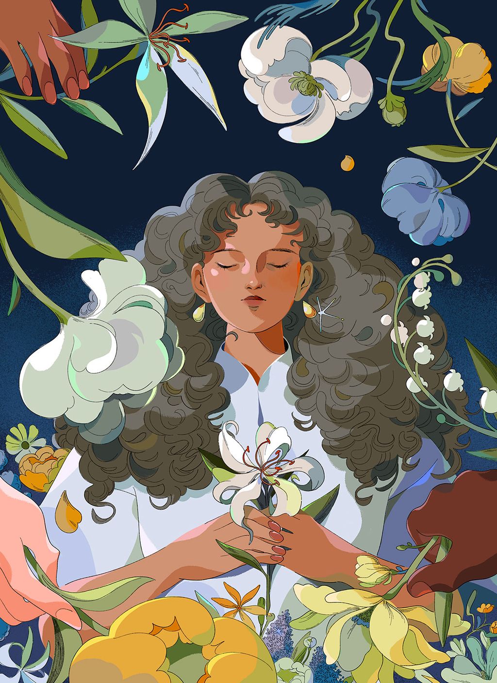 Illustration showcasing this artists portfolio