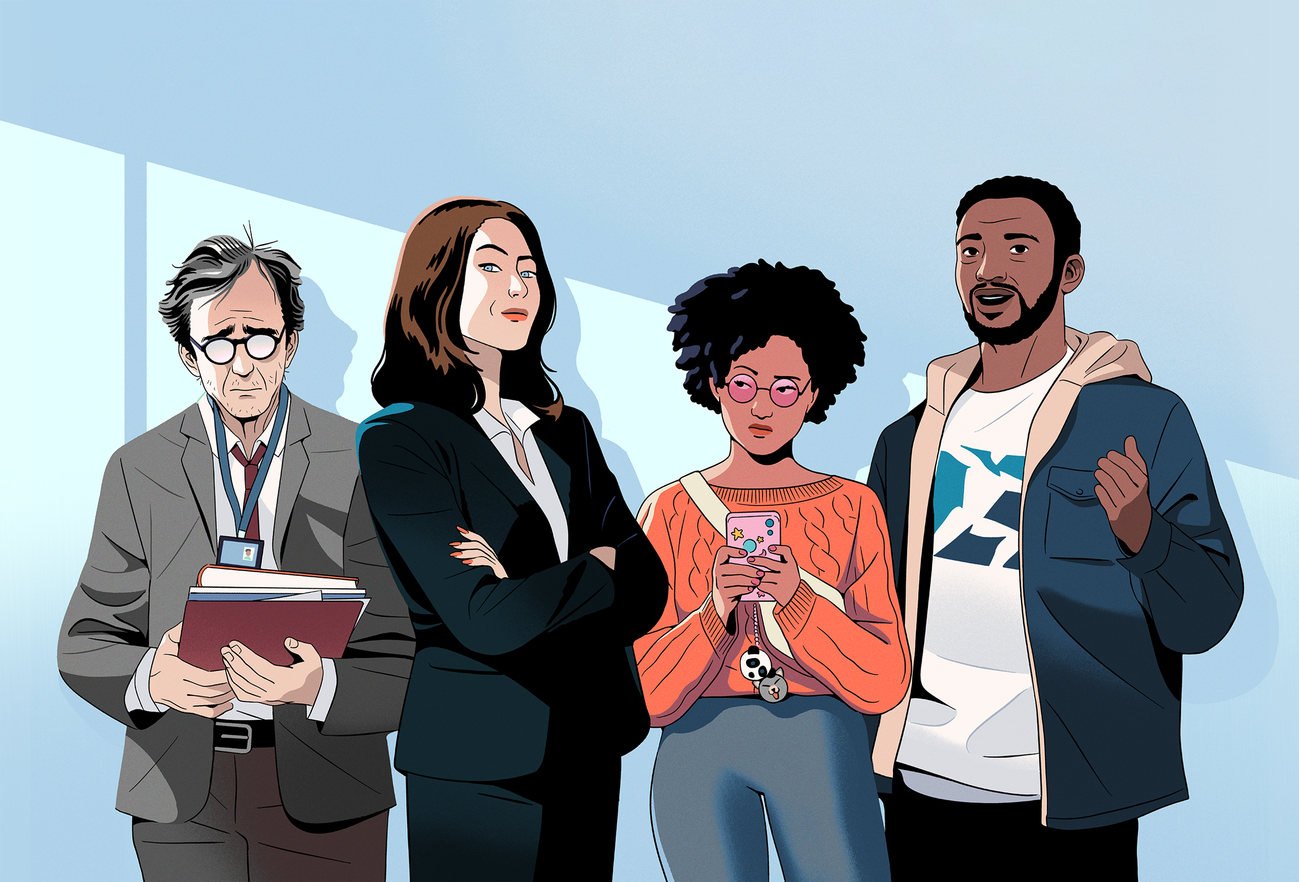 Illustration showcasing this artists portfolio