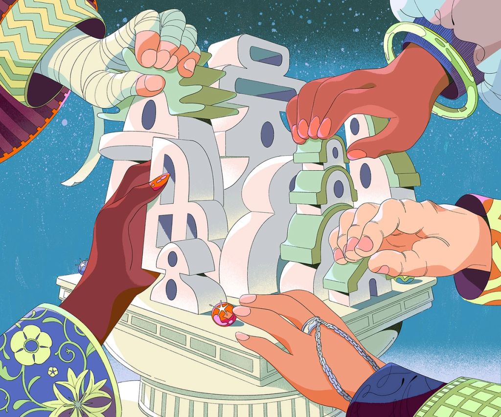 Illustration showcasing this artists portfolio