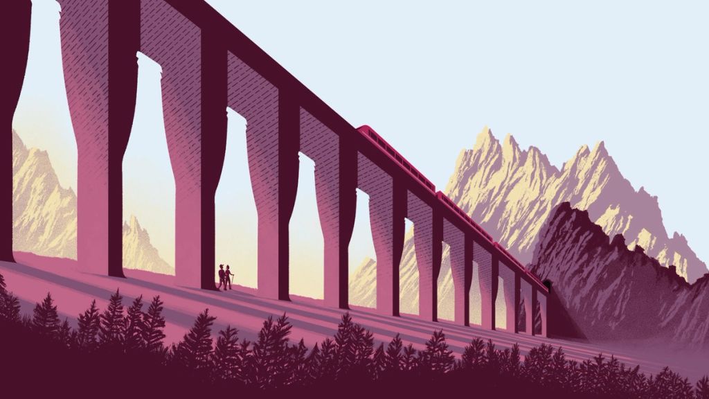 Illustration showcasing this artists portfolio