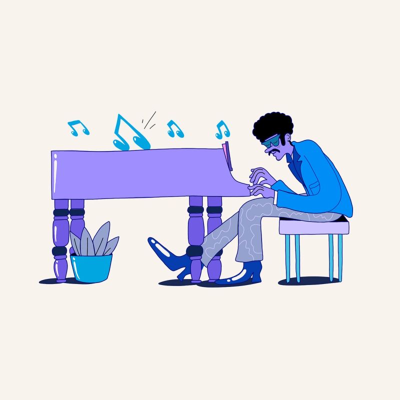 Illustration showcasing this artists portfolio