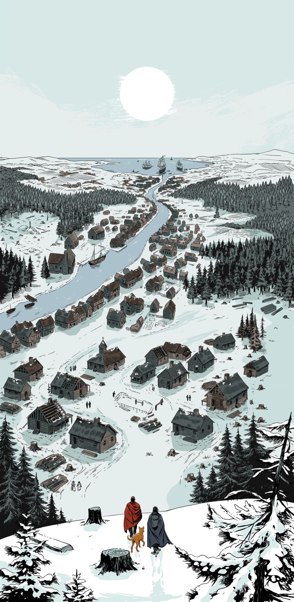 Illustration showcasing this artists portfolio
